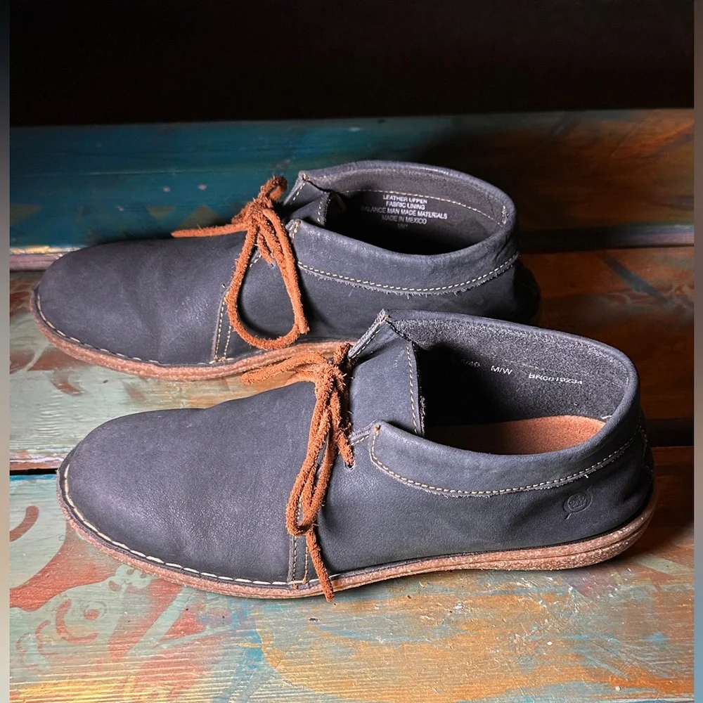 Clark’s Desert Bushacre 2 Chukka Boots Men’s 8.5 Navy Blue Nubuck Leather